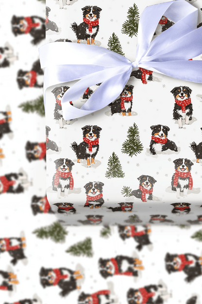 Snow Day for Bentley - Wrapping Paper - Aspen & Arlo