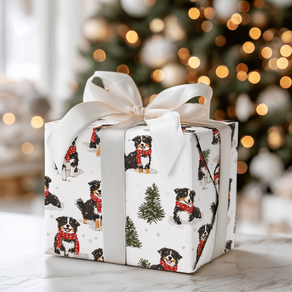 Snow Day for Bentley - Wrapping Paper - Aspen & Arlo