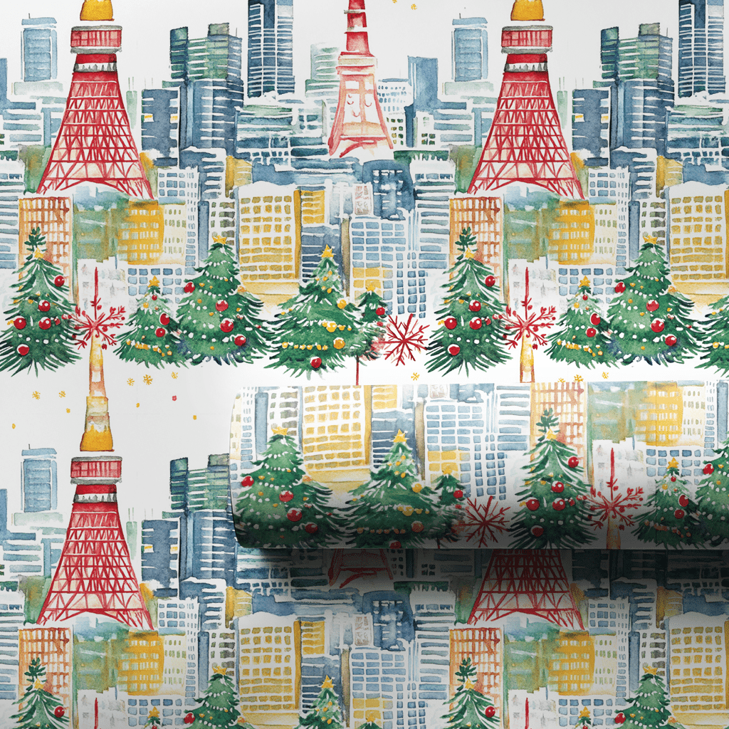 Sushi and Snowflakes - Wrapping Paper - Aspen & Arlo