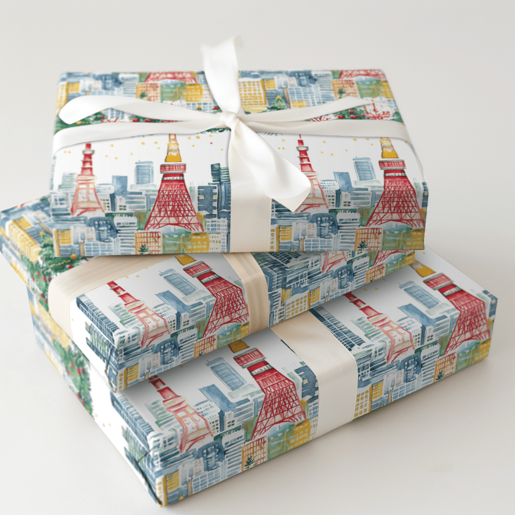 Sushi and Snowflakes - Wrapping Paper - Aspen & Arlo