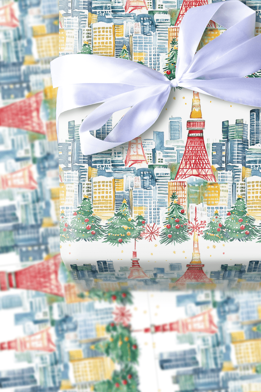 Sushi and Snowflakes - Wrapping Paper - Aspen & Arlo