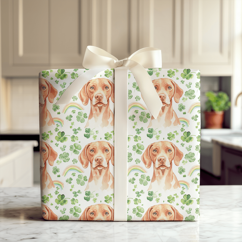 Rainbows with the Vizsla - Wrapping Paper - Aspen & Arlo