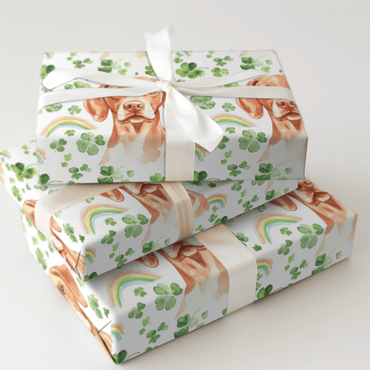 Rainbows with the Vizsla - Wrapping Paper - Aspen & Arlo