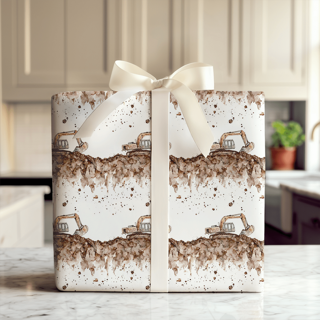 Breaking Ground - Wrapping Paper - Aspen & Arlo