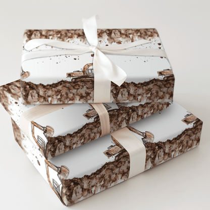 Breaking Ground - Wrapping Paper - Aspen & Arlo