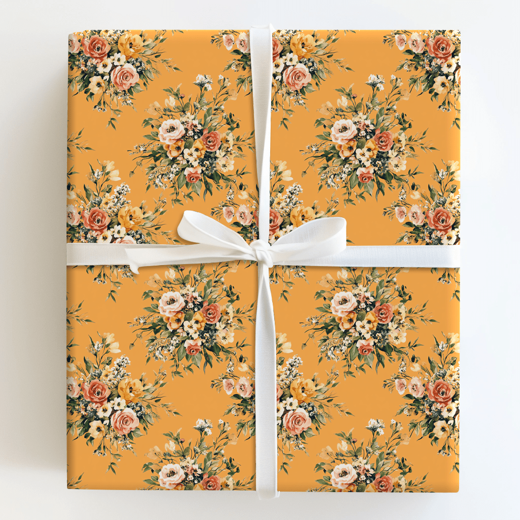 Pumpkin Spice Veil - Wrapping Paper - Aspen & Arlo