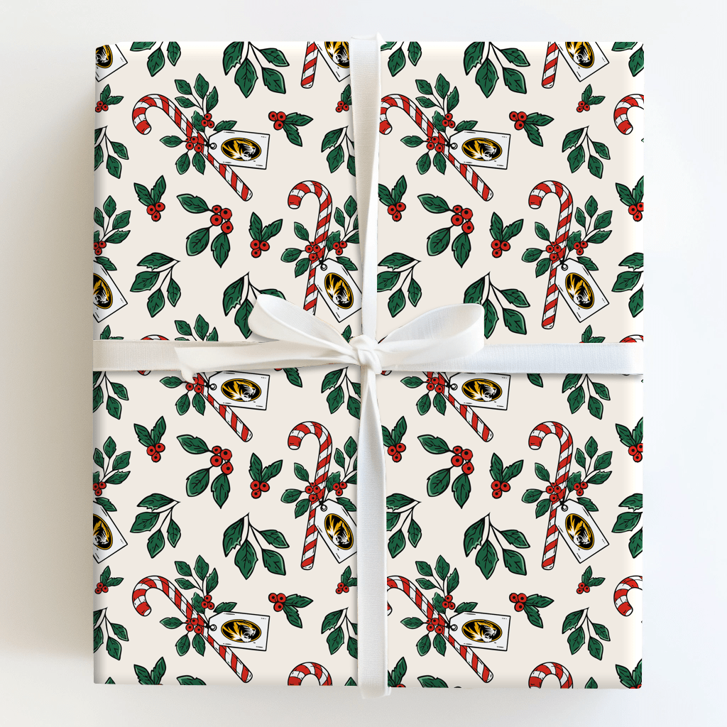 Peppermint Mizzou - Wrapping Paper - Aspen & Arlo