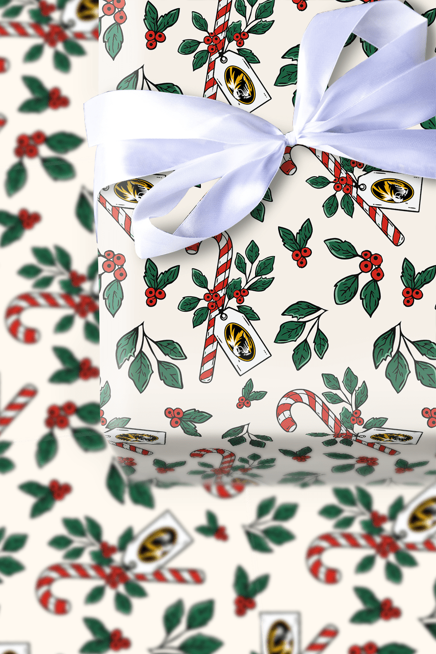 Peppermint Mizzou - Wrapping Paper - Aspen & Arlo