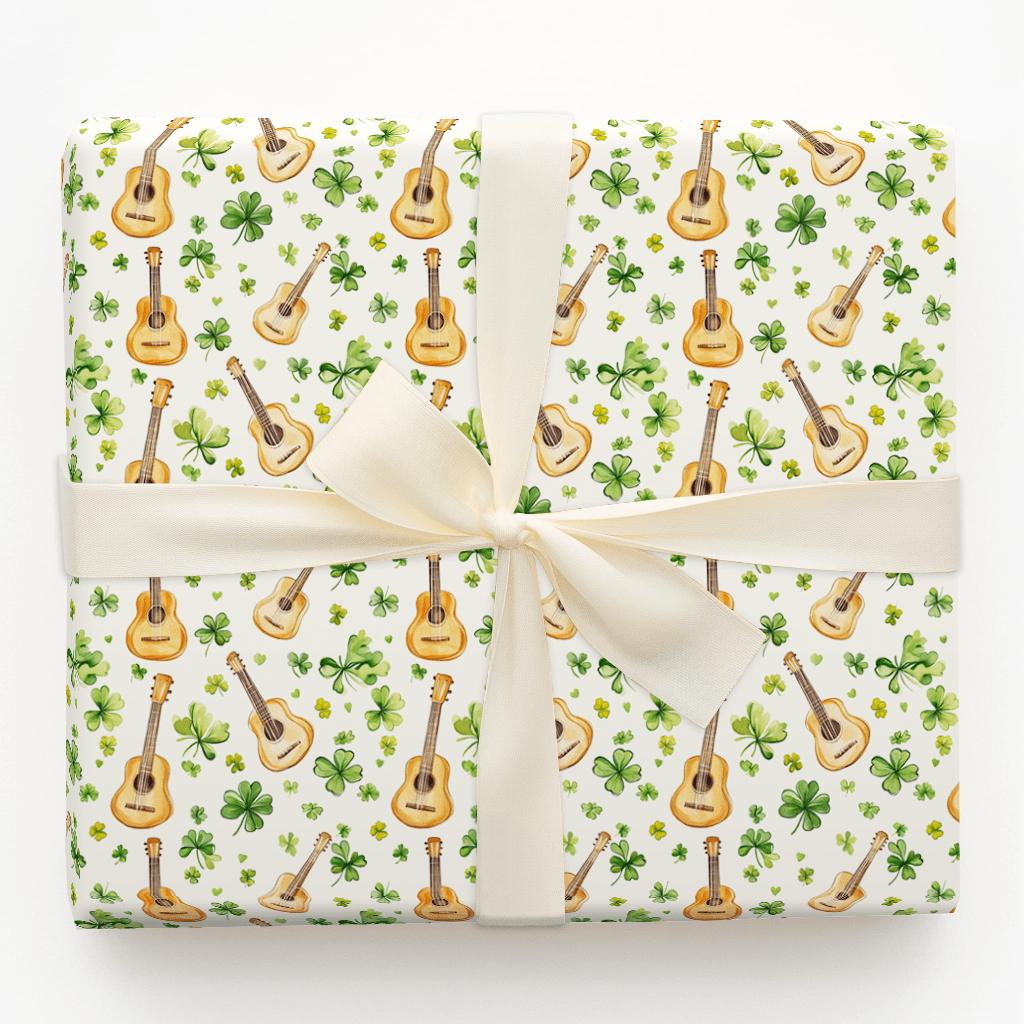 Shamrock Riffs - Wrapping Paper - Aspen & Arlo