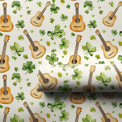 Shamrock Riffs - Wrapping Paper - Aspen & Arlo