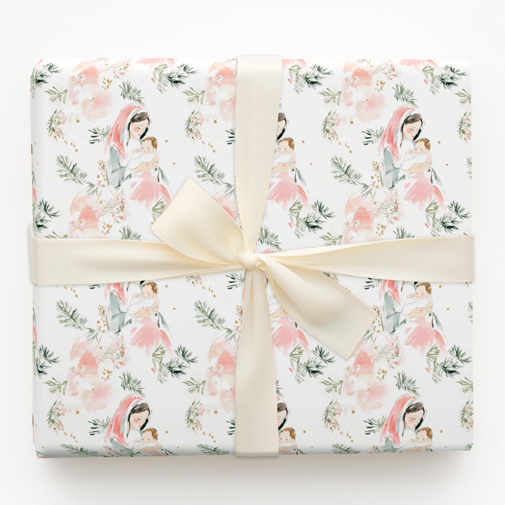 Mother and Child - Wrapping Paper - Aspen & Arlo