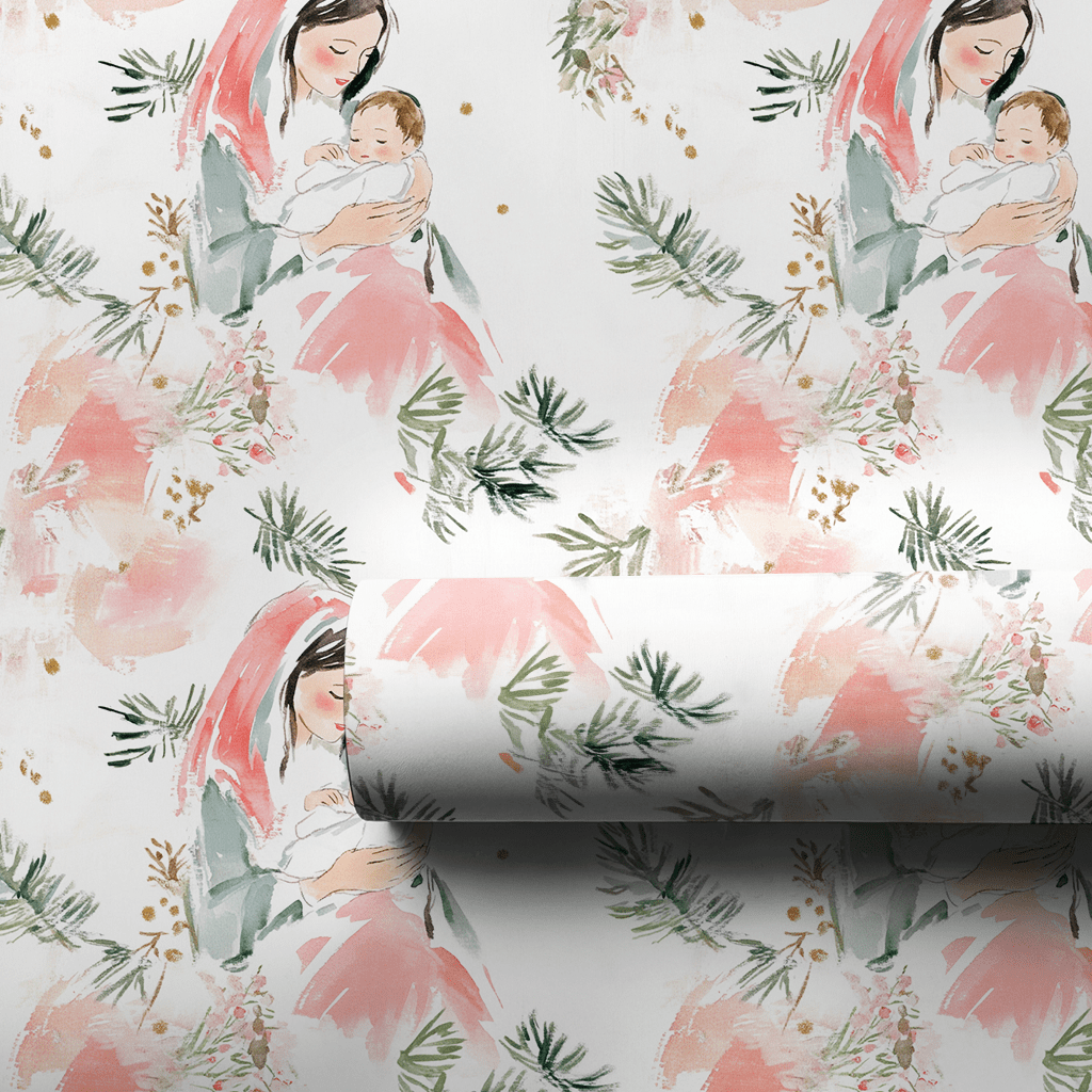 Mother and Child - Wrapping Paper - Aspen & Arlo