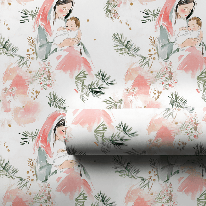 Mother and Child - Wrapping Paper - Aspen & Arlo