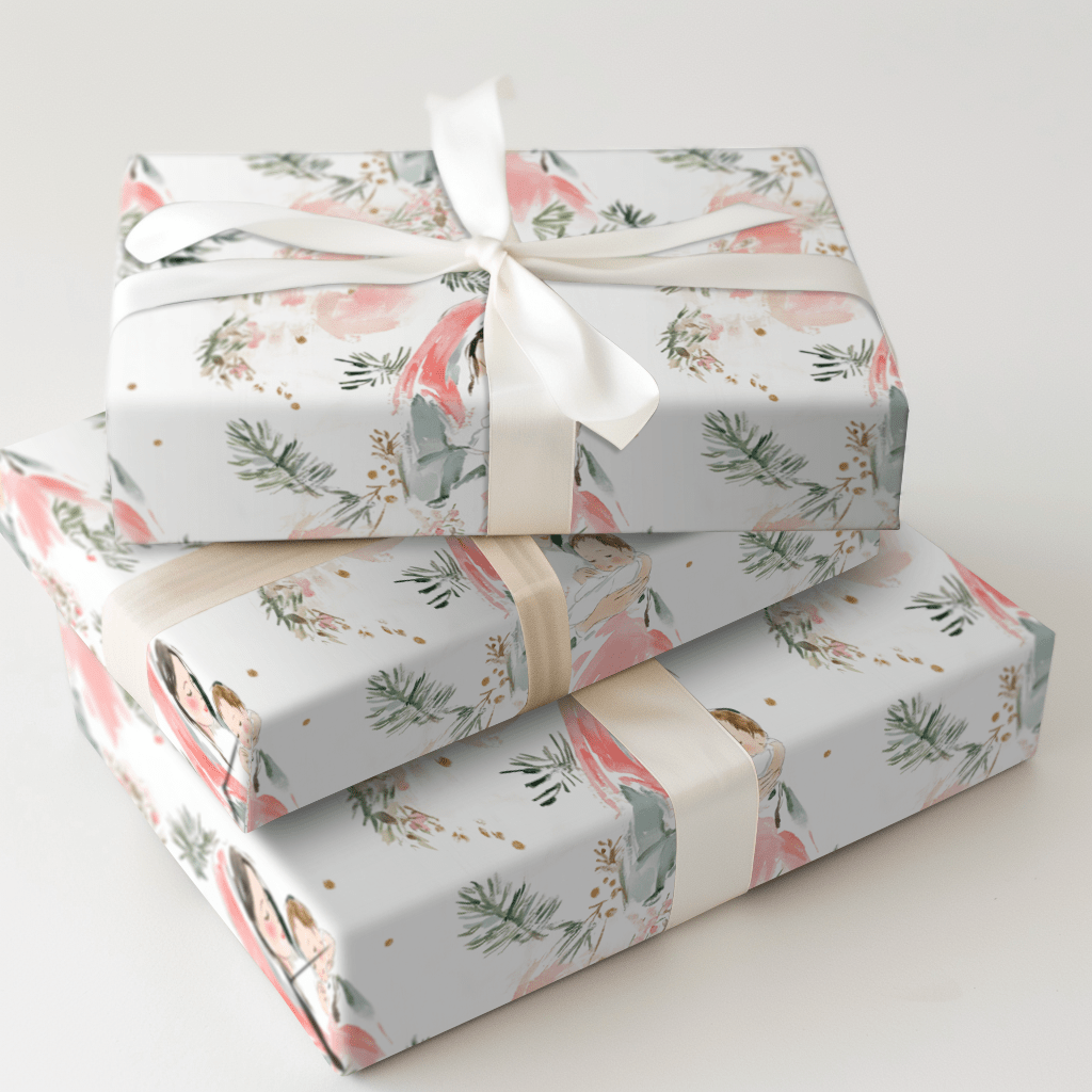 Mother and Child - Wrapping Paper - Aspen & Arlo