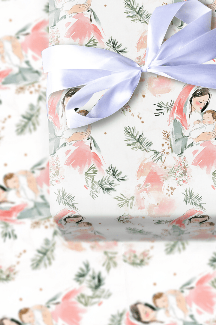 Mother and Child - Wrapping Paper - Aspen & Arlo
