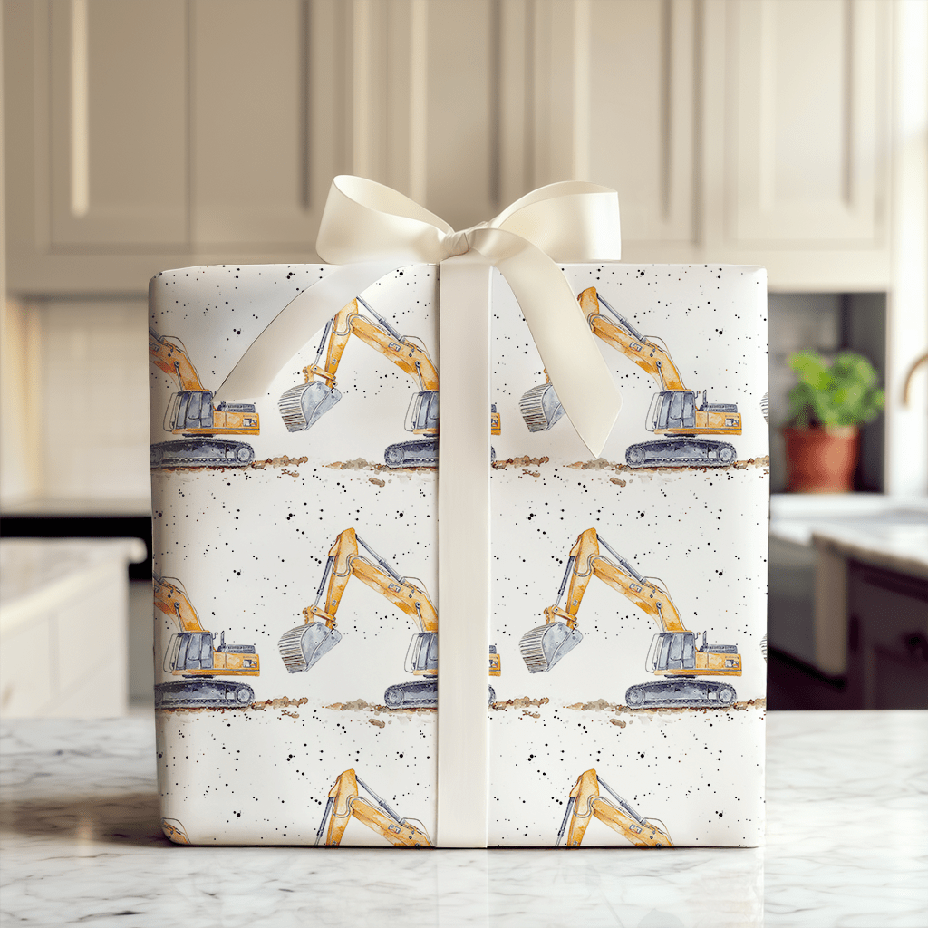 Road Work - Wrapping Paper - Aspen & Arlo