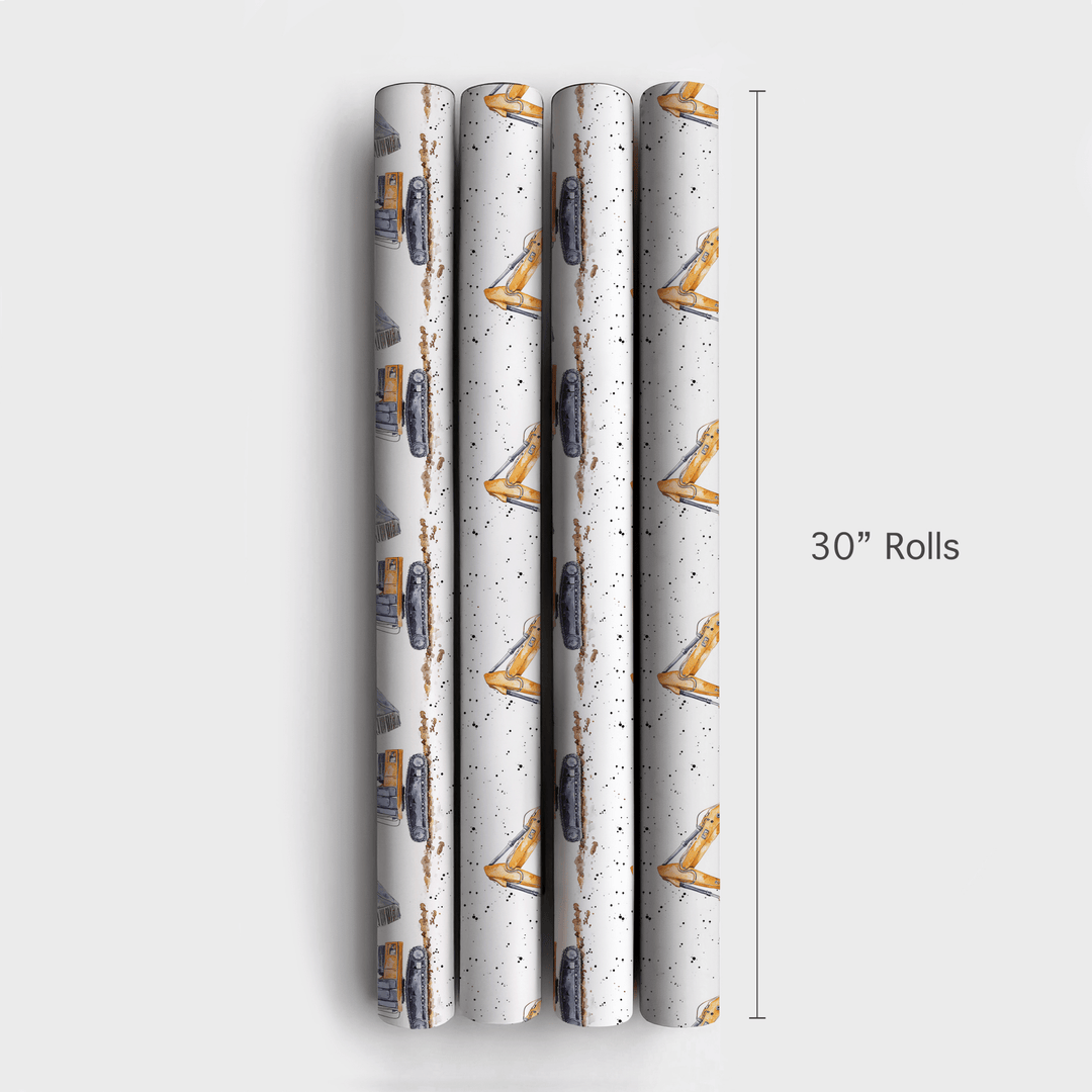 Road Work - Wrapping Paper - Aspen & Arlo