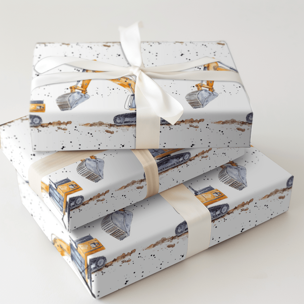 Road Work - Wrapping Paper - Aspen & Arlo