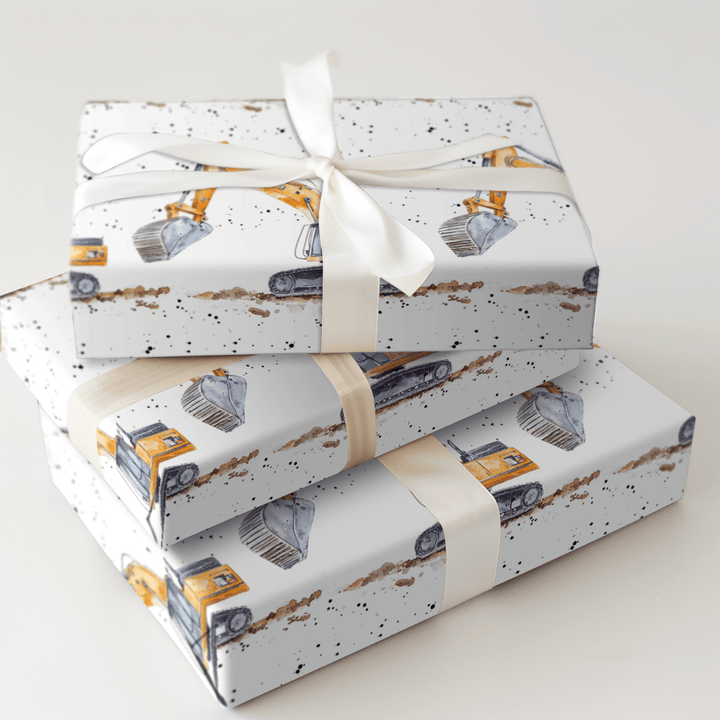 Road Work - Wrapping Paper - Aspen & Arlo