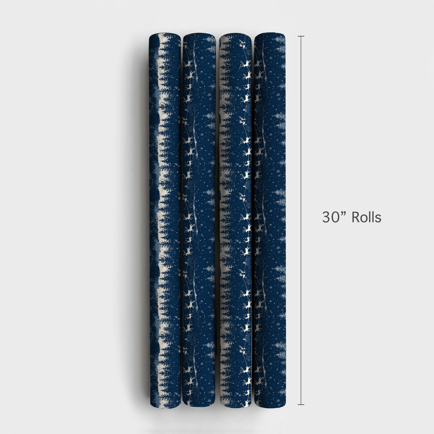 Midnight Sleigh Ride - Wrapping Paper - Aspen & Arlo