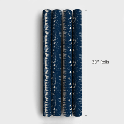 Midnight Sleigh Ride - Wrapping Paper - Aspen & Arlo