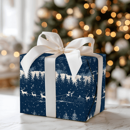 Midnight Sleigh Ride - Wrapping Paper - Aspen & Arlo