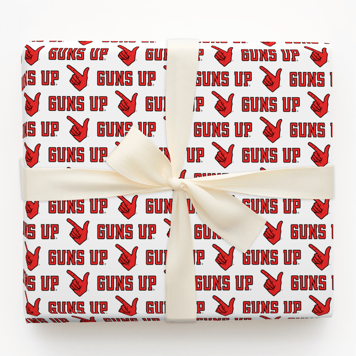 The Guns Up Mark - Wrapping Paper - Aspen & Arlo