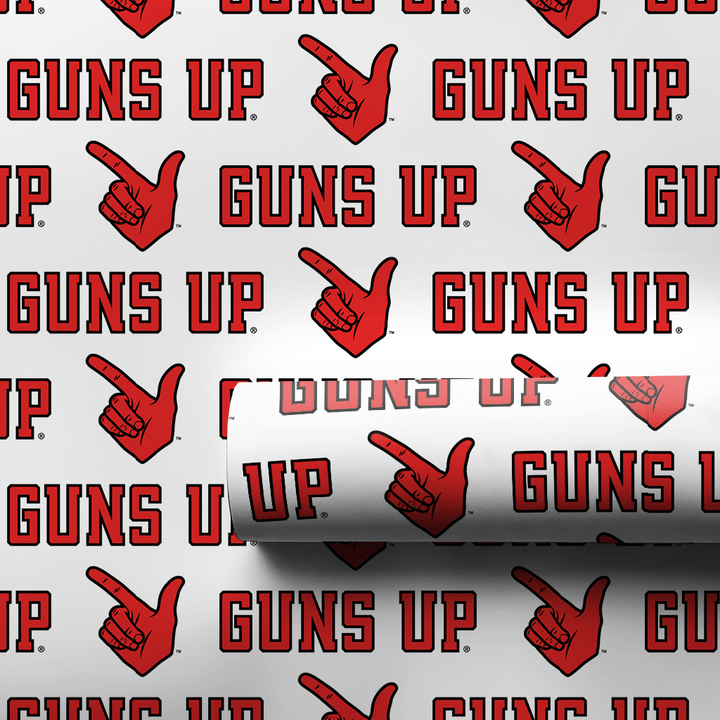 The Guns Up Mark - Wrapping Paper - Aspen & Arlo