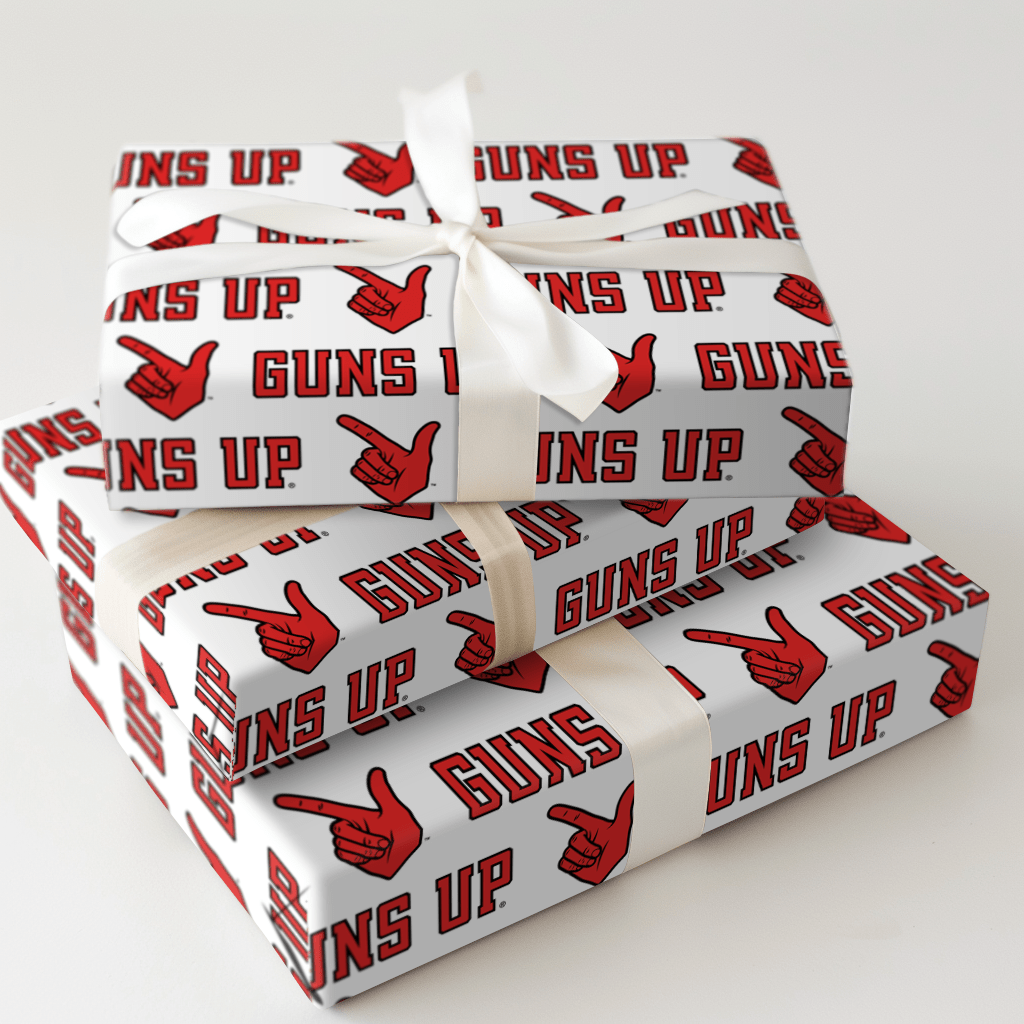 The Guns Up Mark - Wrapping Paper - Aspen & Arlo