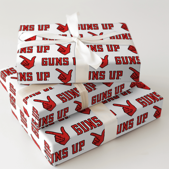 The Guns Up Mark - Wrapping Paper - Aspen & Arlo