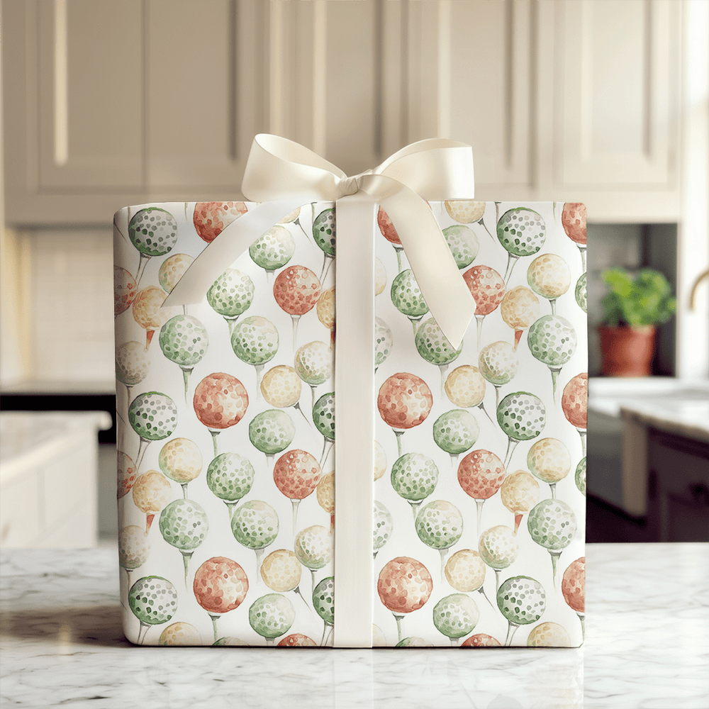 Bogey No More - Wrapping Paper - Aspen & Arlo