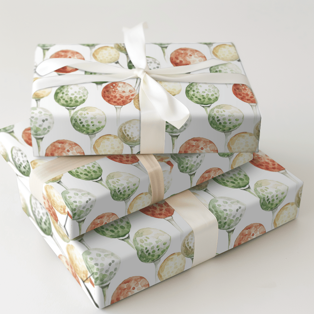 Bogey No More - Wrapping Paper - Aspen & Arlo