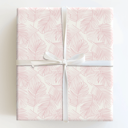 Palms Pink - Wrapping Paper - Aspen & Arlo