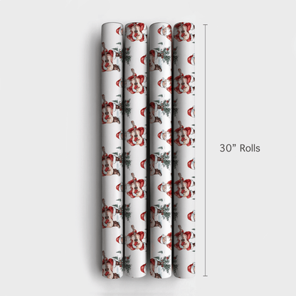 Strumming with St.Nick - Wrapping Paper - Aspen & Arlo