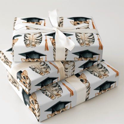 Cattin Off to College - Wrapping Paper - Aspen & Arlo
