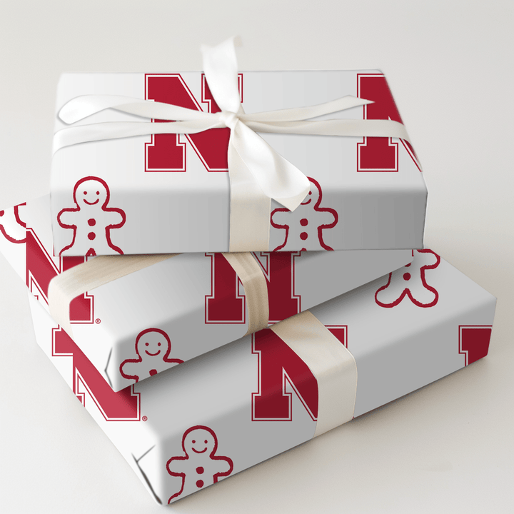 Nebraska Gingerbread - Wrapping Paper - Aspen & Arlo