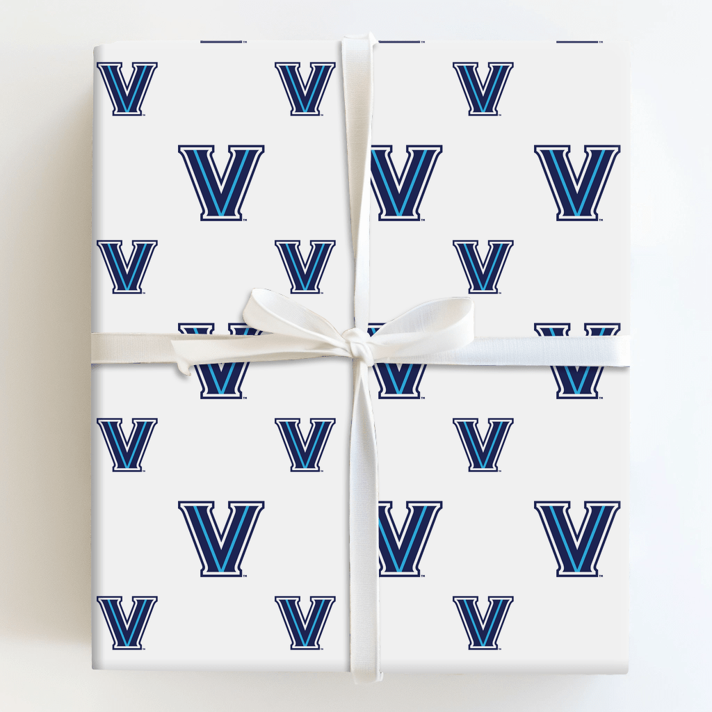 Villanova White - Wrapping Paper - Aspen & Arlo