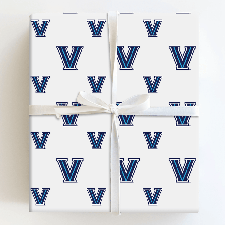 Villanova White - Wrapping Paper - Aspen & Arlo