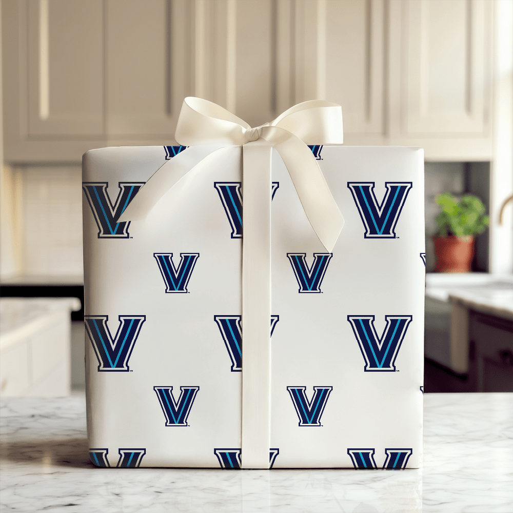 Villanova White - Wrapping Paper - Aspen & Arlo