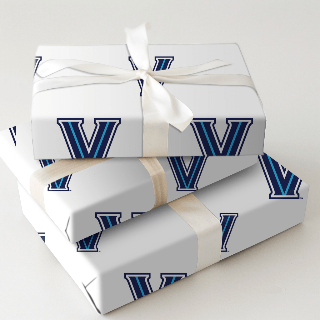 Villanova White - Wrapping Paper - Aspen & Arlo