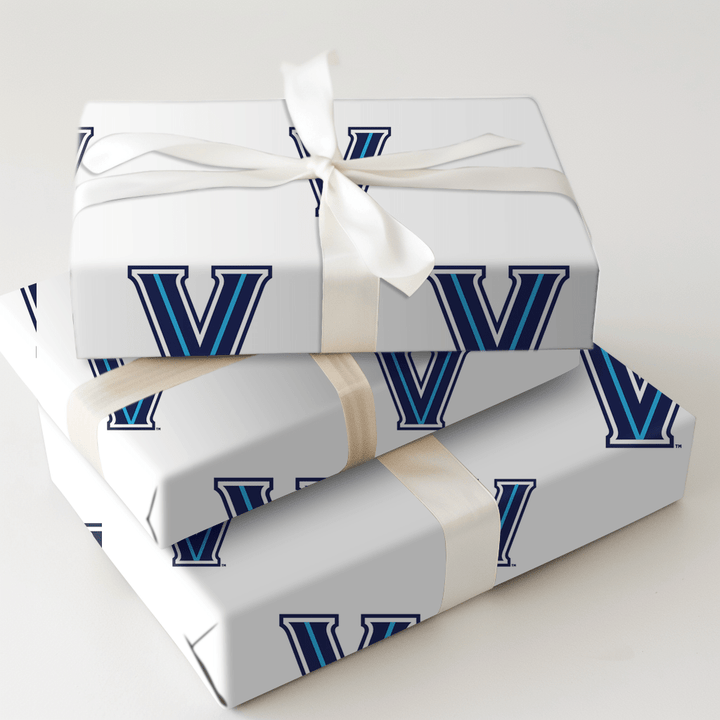 Villanova White - Wrapping Paper - Aspen & Arlo