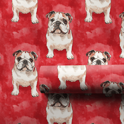 Let's Go Bulldogs - Wrapping Paper - Aspen & Arlo