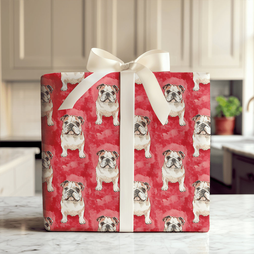 Let's Go Bulldogs - Wrapping Paper - Aspen & Arlo