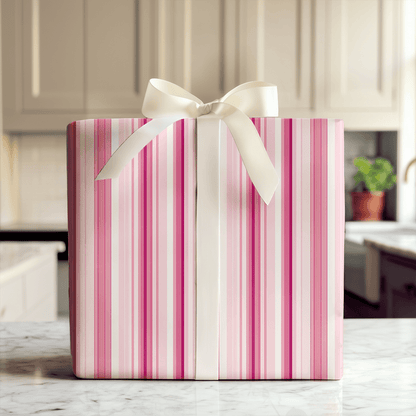 Rose Stripes - Wrapping Paper - Aspen & Arlo