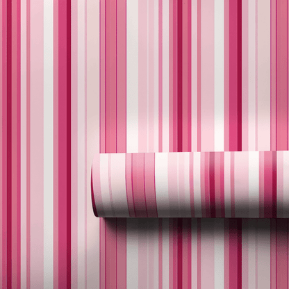 Rose Stripes - Wrapping Paper - Aspen & Arlo