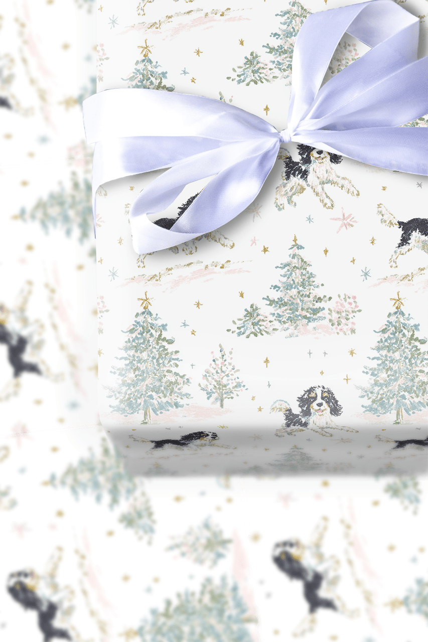 Puppy's First Christmas - Wrapping Paper - Aspen & Arlo