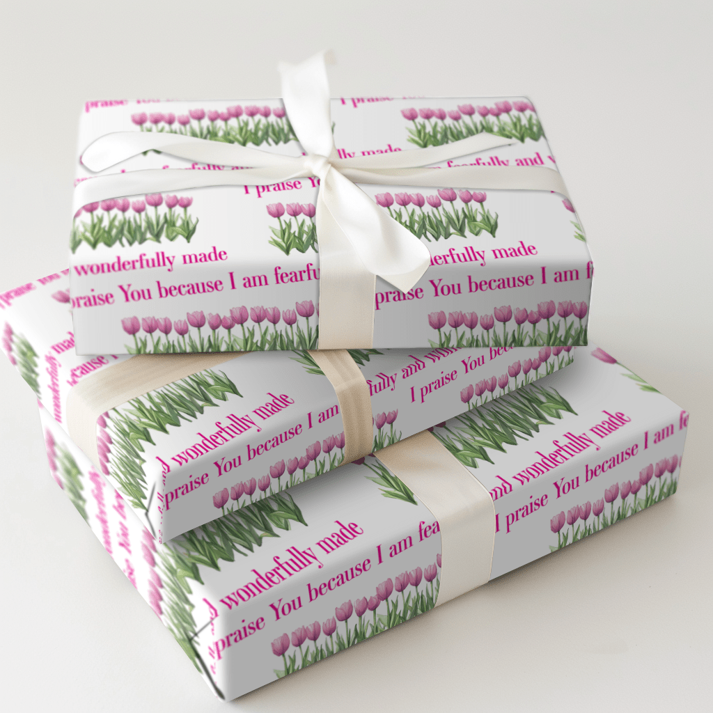 Wonderfully in Pink - Wrapping Paper - Aspen & Arlo