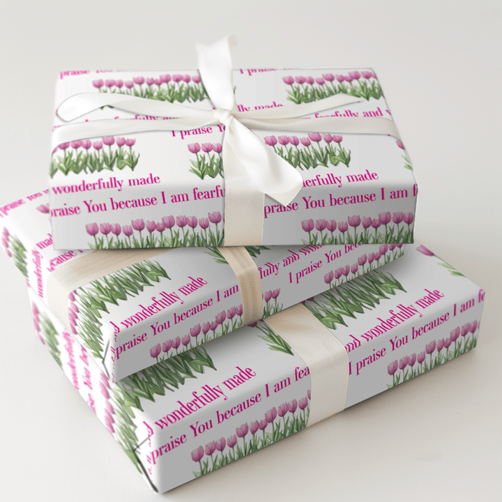 Wonderfully in Pink - Wrapping Paper - Aspen & Arlo