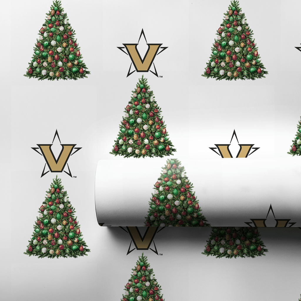 Vanderbilt Star on Top - Wrapping Paper - Aspen & Arlo