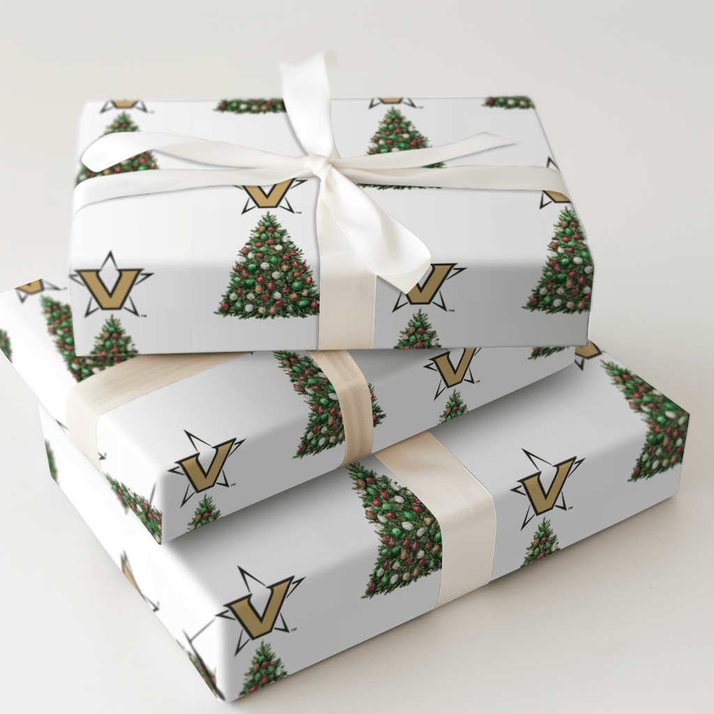Vanderbilt Star on Top - Wrapping Paper - Aspen & Arlo
